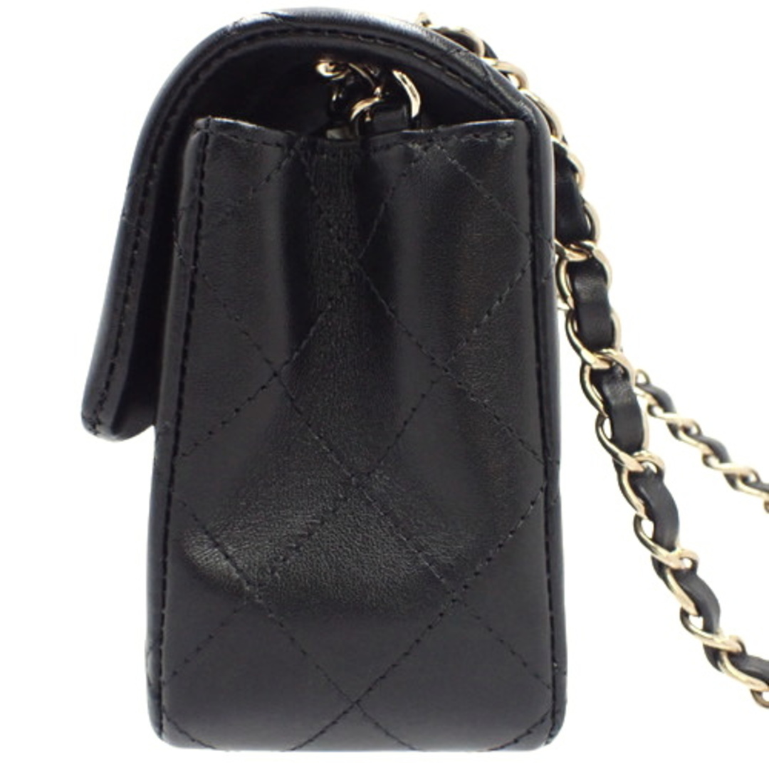 CHANEL(シャネル) マトラッセ ココマーク チェーンショルダーバッグ ショルダーバッグ 斜め掛け ミニマトラッセ フラップ ラムスキン ブラック黒 ゴールド金具 レディース 40802070434【アラモード】 2