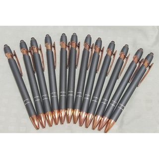 新品 ボールペン 12本組 グレー ゴールド 企業サンプル品(ペン/マーカー)