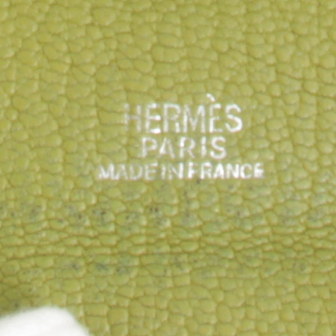 『USED』 HERMES エルメス □H刻印 コインケース レザー グリーン