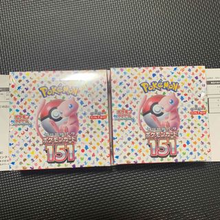 ポケモン(ポケモン)のポケモンカード151BOXシュリンク付き(カード)