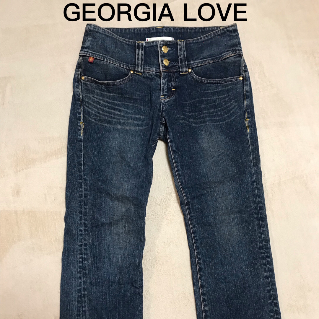 GEORGIA LOVE(ジョージアラブ)のGEORGIA LOVE  ジョージアラブ  レディースジーンズ M   レディースのパンツ(デニム/ジーンズ)の商品写真