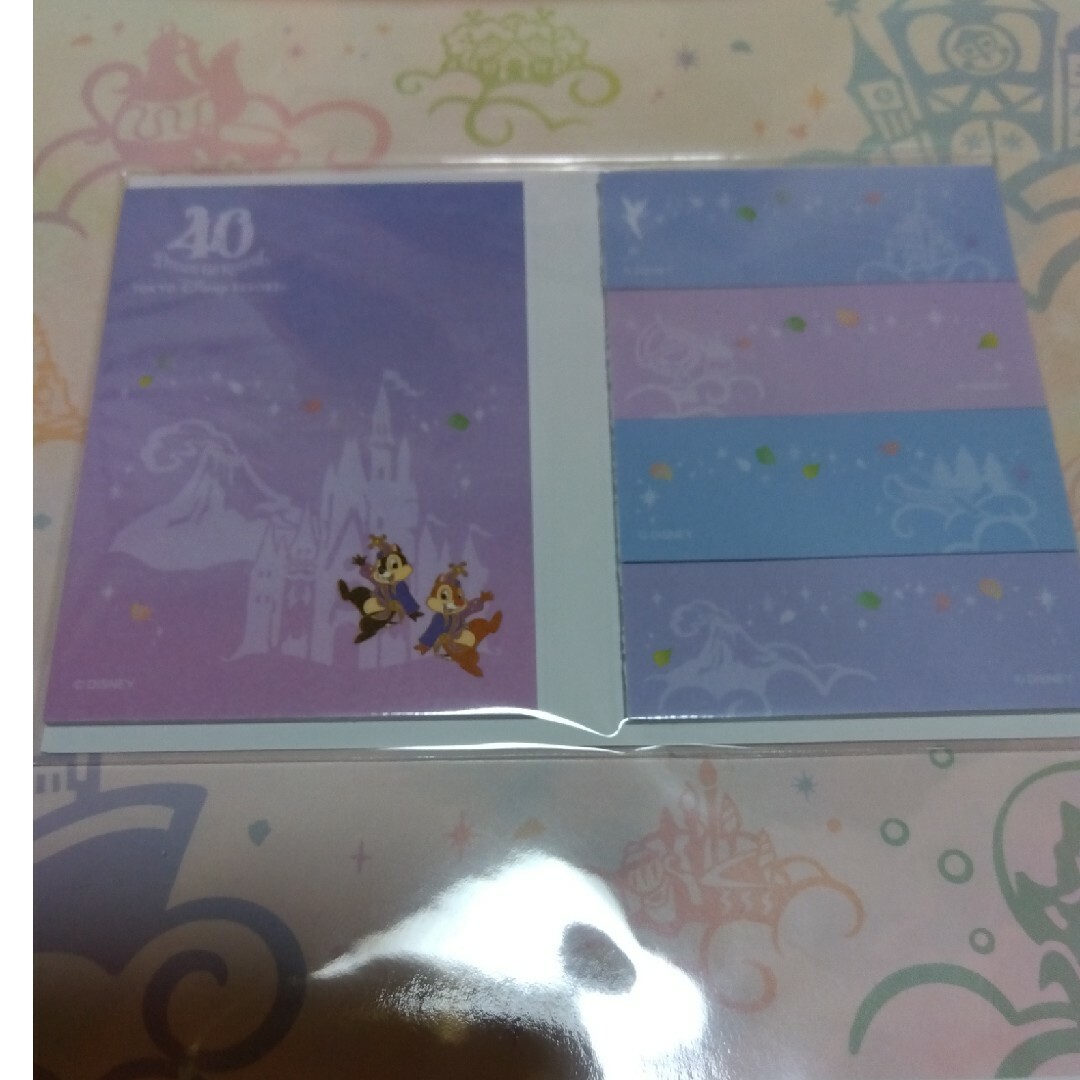 Disney　ふせん＆ペーパープレート エンタメ/ホビーのおもちゃ/ぬいぐるみ(キャラクターグッズ)の商品写真