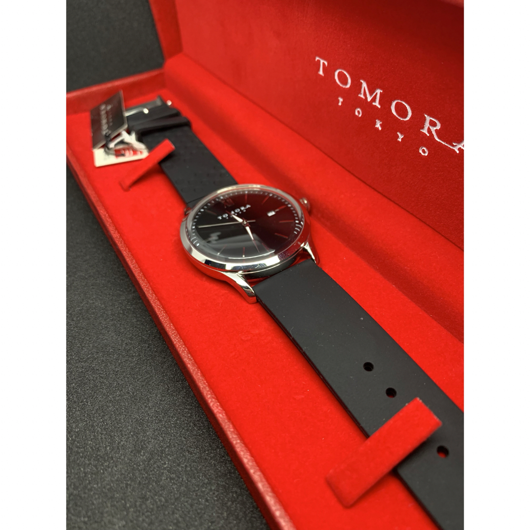 【新品　未使用】TOMORA TOKYO T-1605-SBK 腕時計　日本製