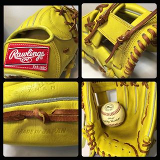 ローリングス(Rawlings)の◆状態良好 日本製プロプリ◆ ローリングス 一般 硬式 内野 グローブ グラブ(グローブ)