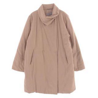 MaxMara イタリア製 中綿入り 最高級 白タグ ロングコート 美品