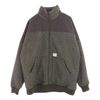 ダブルタップス(W)taps)のWTAPS ダブルタップス ジャケット 22AW 222ATDT-JKM02 Jacket Poac. Boa Olive Drab ボア ジャケット グリーン系 4【美品】【中古】(その他)