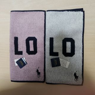 ラルフローレン(Ralph Lauren)の専用　ラルフローレン　タオルハンカチ　2枚　新品　㉟(ハンカチ)