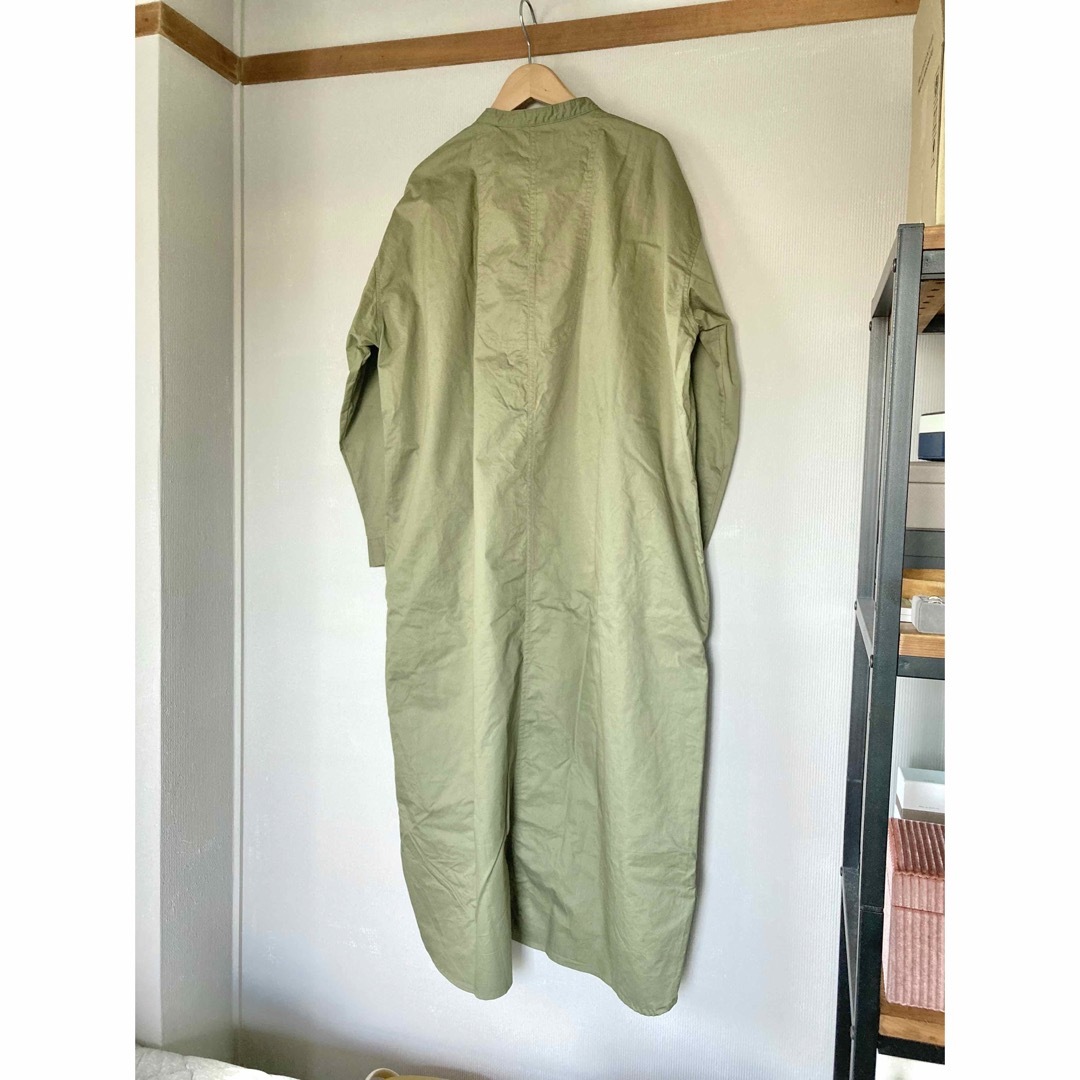 新品　シャツワンピース　calm lanka  カーキ 2