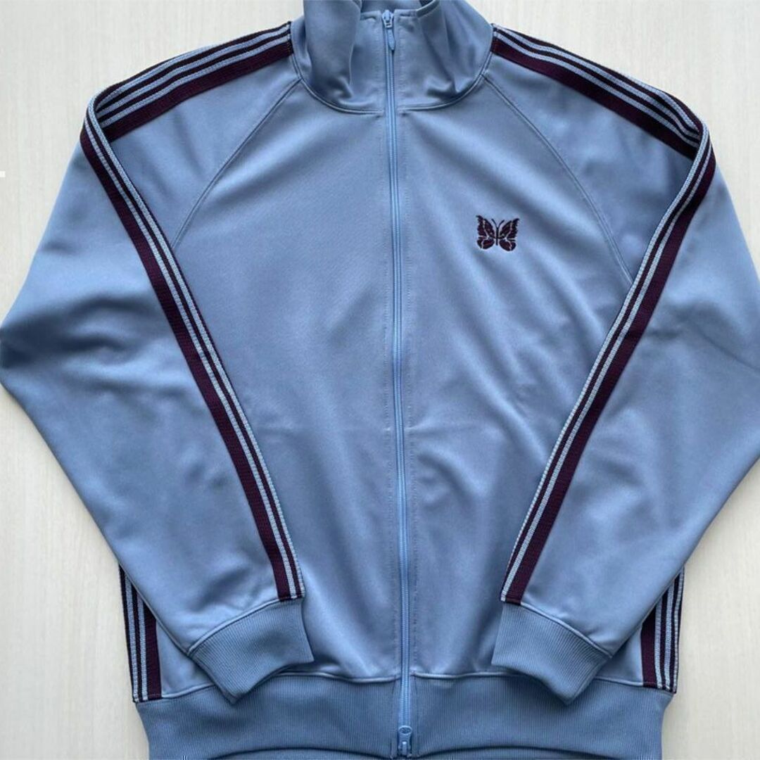 needles トラックジャケット Mサイズ 22ss 水色 サックスブルー needles トラックジャケット Mサイズ 22ss 水色 サックスブルー