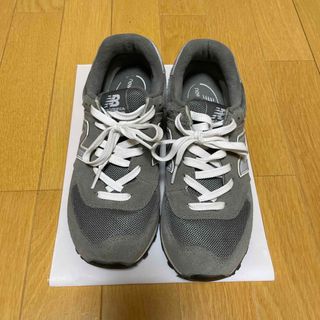 ニューバランス(New Balance)のニューバランス　574  グレー　　24センチ(スニーカー)