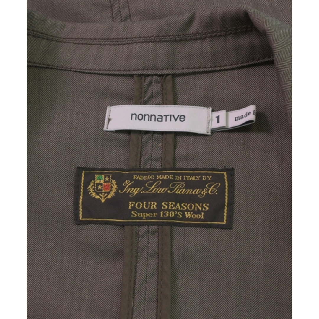 nonnative(ノンネイティブ)のnonnative ノンネイティヴ ジャケット 1(S位) 茶系(ヘリンボーン) 【古着】【中古】 メンズのジャケット/アウター(その他)の商品写真