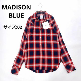 マディソンブルー シャツ/ブラウス(レディース/長袖)(チェック)の
