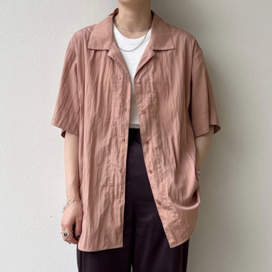 新品TODAYFUL Halfsleeve Crape Shirts エクリュ