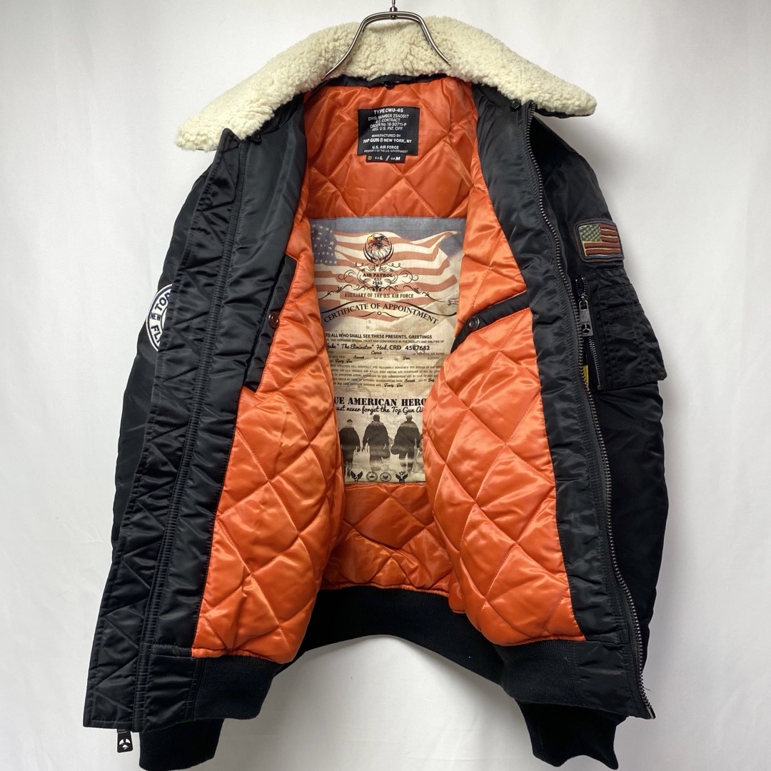 未使用タグ付き 完売品　TOP GUN® FORCE CW45 JACKET 黒