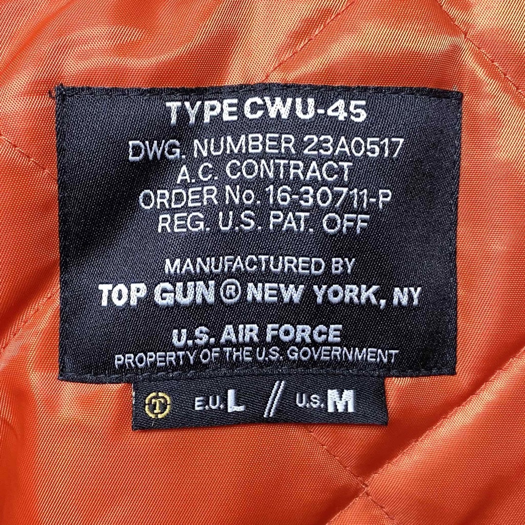 未使用タグ付き 完売品　TOP GUN® FORCE CW45 JACKET 黒