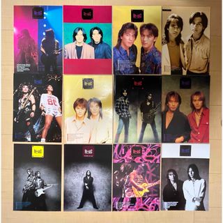 ビーズ(B'z)のB'z ファンクラブ会報誌 1991-1995 12冊(ミュージシャン)