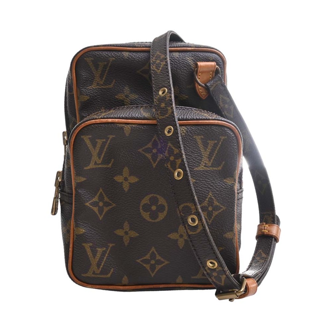 【中古】LOUIS VUITTON ルイヴィトン モノグラム ミニアマゾン ショルダーバッグ M45238 ブラウン by | フリマアプリ ラクマ