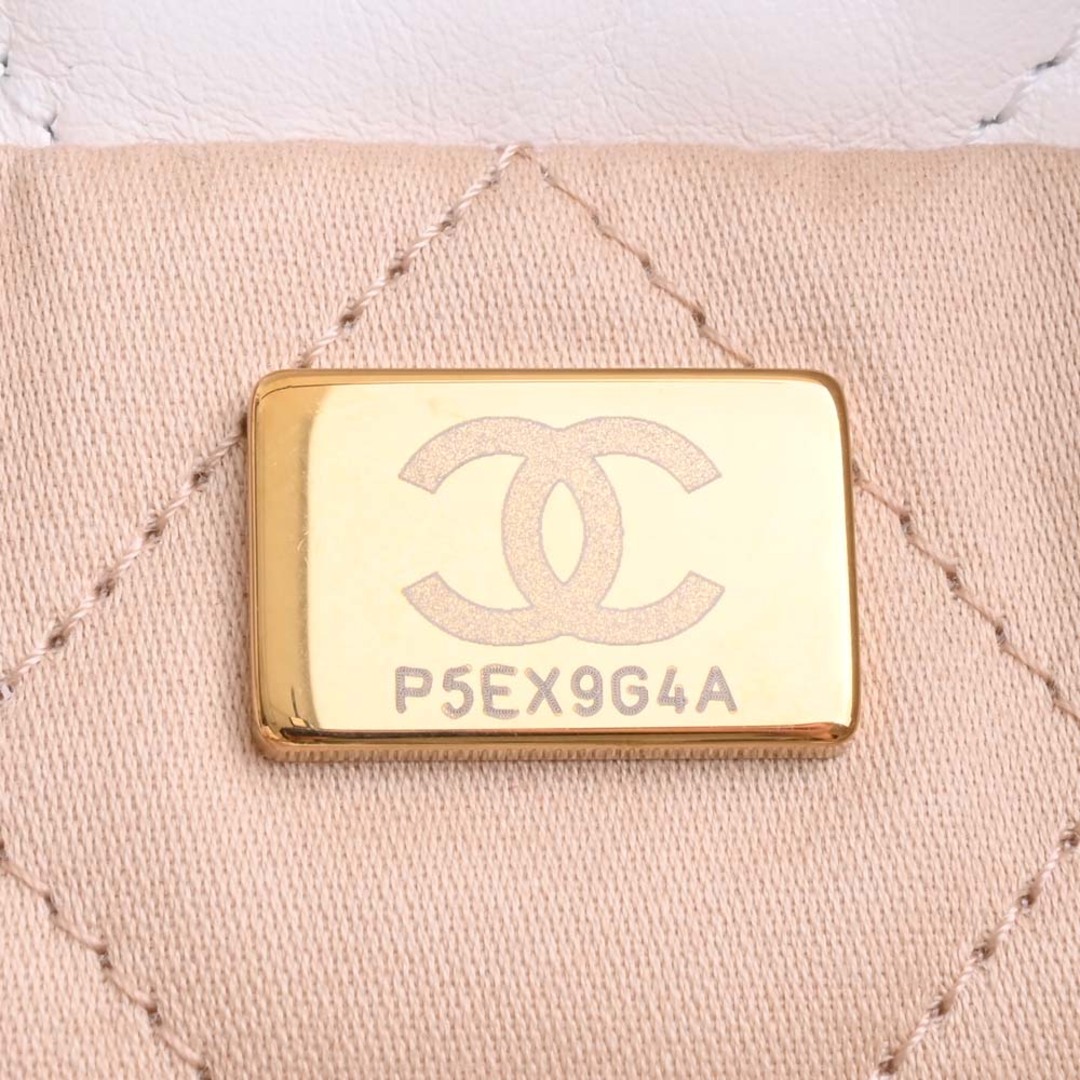 未使用 展示品 シャネル CHANEL 22 ミニ 2way チェーン ハンド ショルダー バッグ レザー ブラック AS3980 CHANEL 22 VLP 90199590
