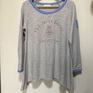 ダブルクローゼット(w closet)の値下げ　ダブルクローゼット  フクロウ カットソー(Tシャツ(長袖/七分))