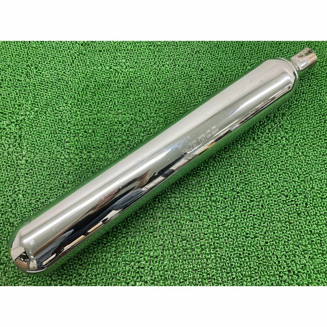 FLHR1450 サイレンサーマフラー 左 65863-95C ハーレー 純正  バイク 部品 ツーリング パンチアウト加工済 修復素材やカスタム素材に コケキズ無し 車検 Genuine:22314766