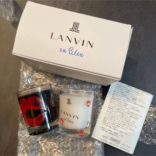 ランバンオンブルー(LANVIN en Bleu)のLANVIN en Bleu ノベルティ SWATIキャンドルセット(キャンドル)