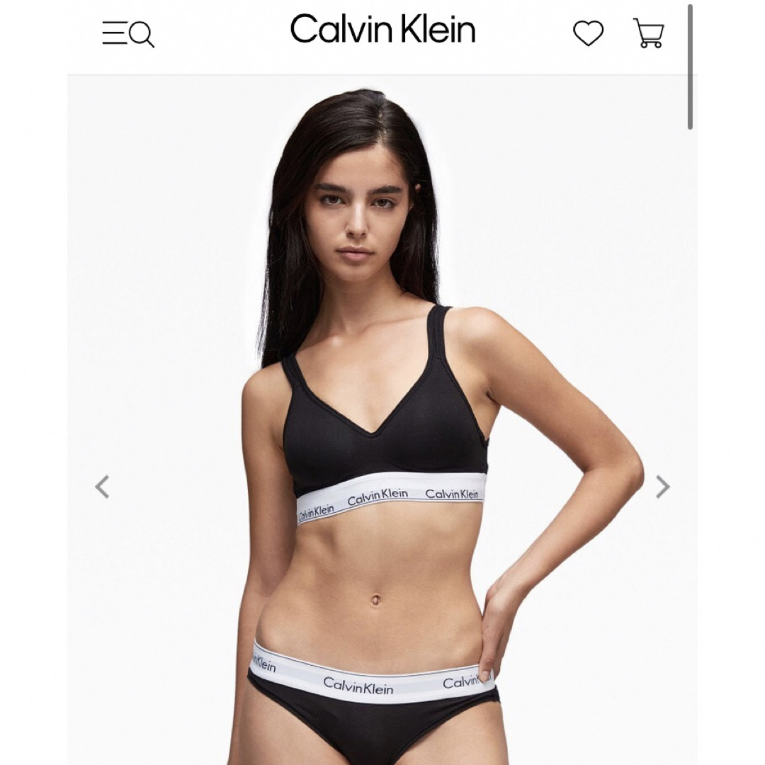 Calvin Klein - 新品未使用 カルバンクライン スクープ バック ライト