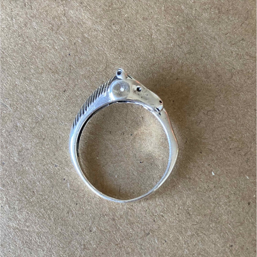 Vintage Silver925 ホース リング 馬 リング-