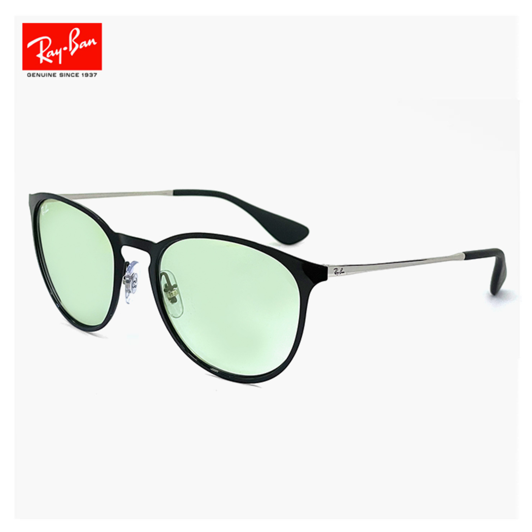 Ray-Ban(レイバン)の【新品】 レイバン サングラス rb3539 9268/2 54mm Ray-Ban ERIKA METAL metal エリカ メタル Mサイズ メンズ レディース ユニセックス モデル uvカット 紫外線対策 黒 ブラック フレーム 薄い色 薄色 ライトカラー レンズ メンズのファッション小物(サングラス/メガネ)の商品写真