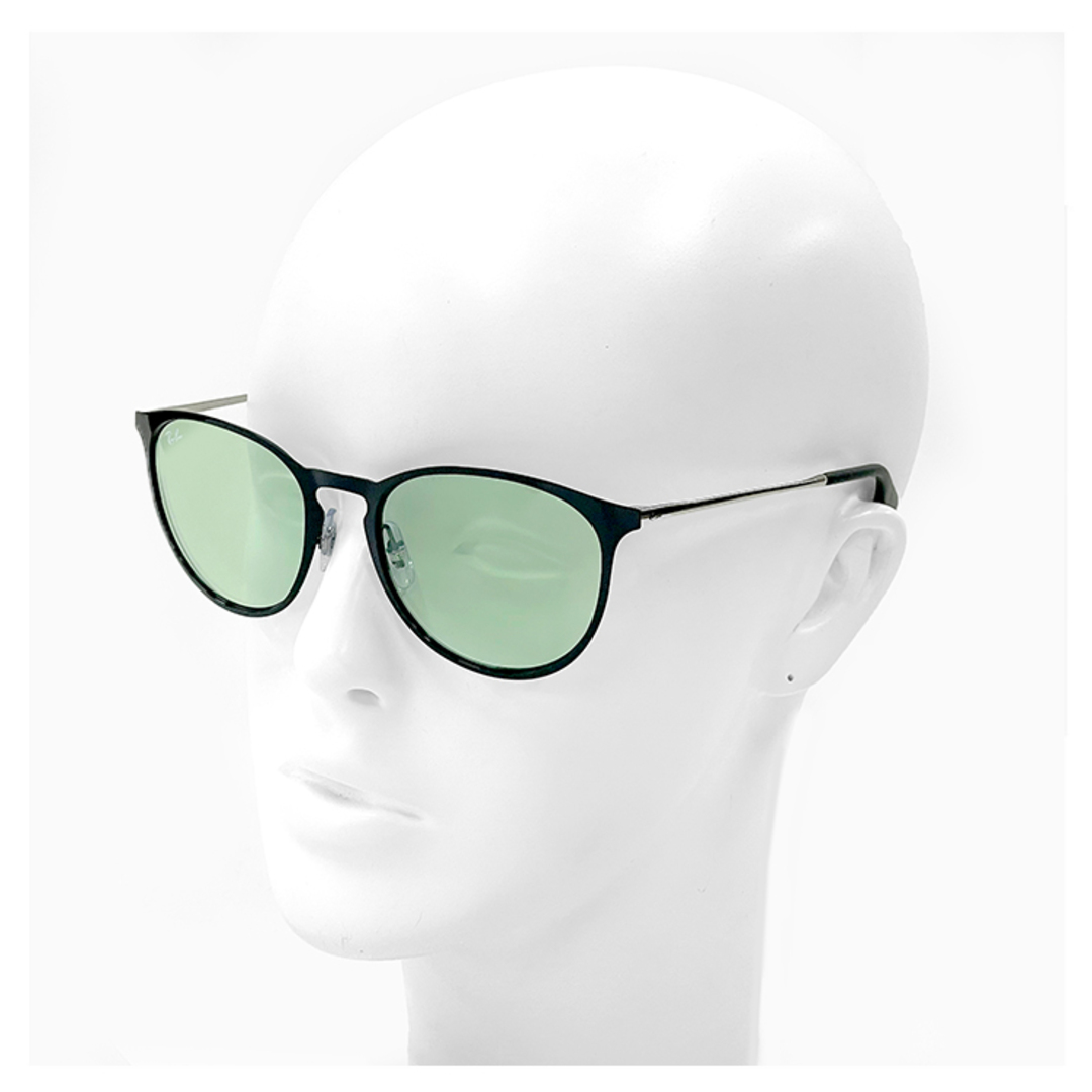 Ray-Ban(レイバン)の【新品】 レイバン サングラス rb3539 9268/2 54mm Ray-Ban ERIKA METAL metal エリカ メタル Mサイズ メンズ レディース ユニセックス モデル uvカット 紫外線対策 黒 ブラック フレーム 薄い色 薄色 ライトカラー レンズ メンズのファッション小物(サングラス/メガネ)の商品写真