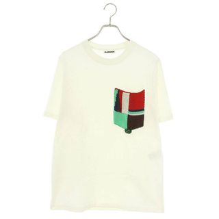 ジルサンダー(Jil Sander)のジルサンダー  20SS  JSMQ707018MQ24850801 フロントニットポケットTシャツ メンズ M(Tシャツ/カットソー(半袖/袖なし))