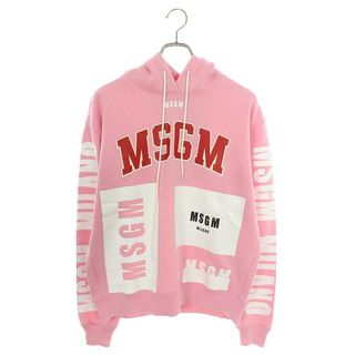 MSGM - 6 MSGM オフホワイト ロゴ プルオーバー パーカー size Lの通販 ...