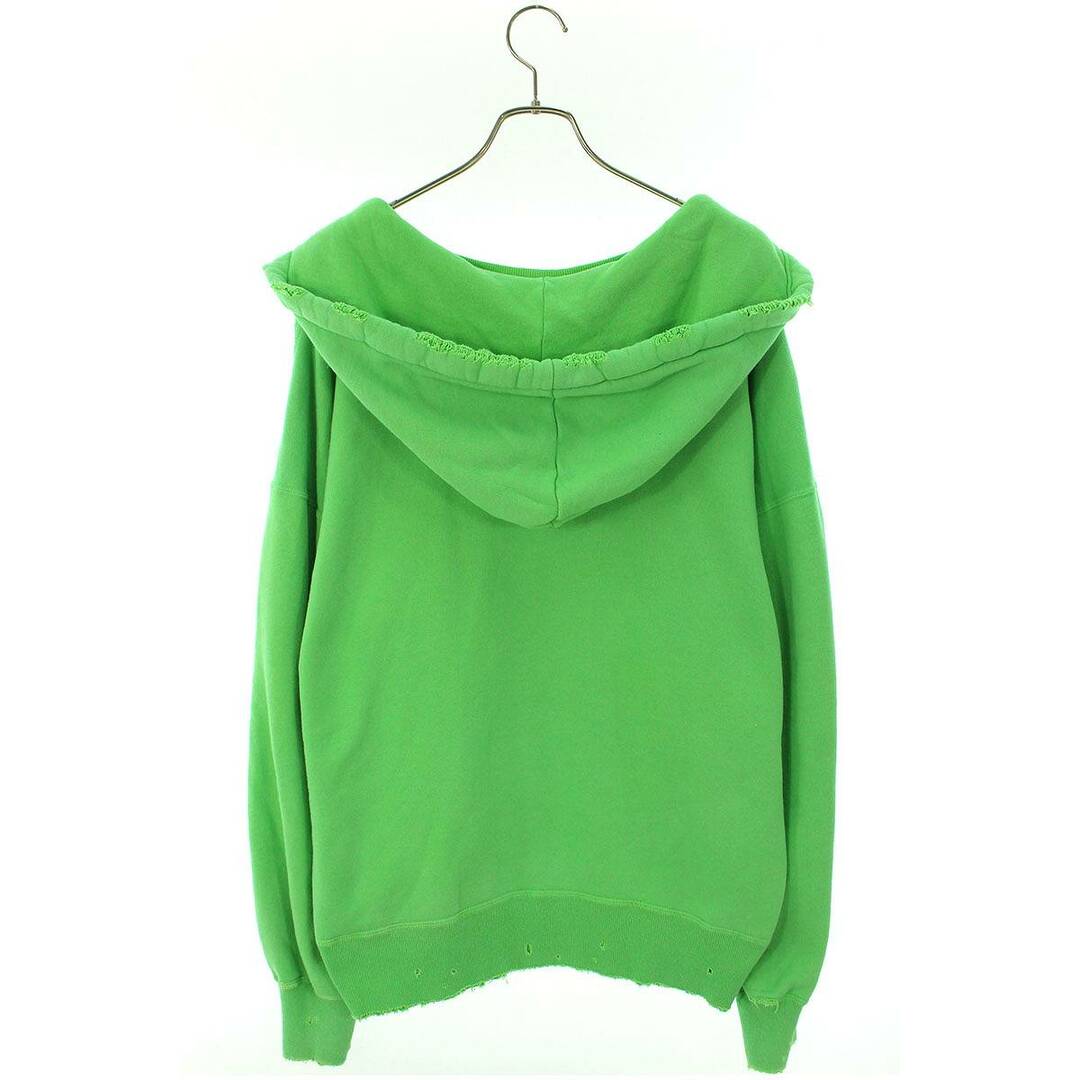 アンセルム ANCELLM  23SS  DYED DAMAGE HOODIE(PISTACHIO)  ANC-CT16 ダイドダメージパーカー メンズ 1