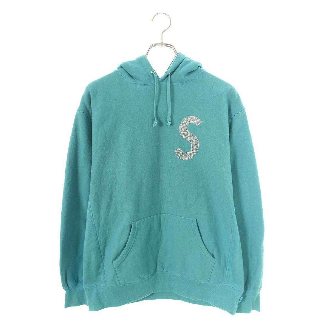 シュプリーム  21SS  Swarovski S Logo Hooded Sweatshirt スワロフスキーSロゴプルオーバーパーカー メンズ S