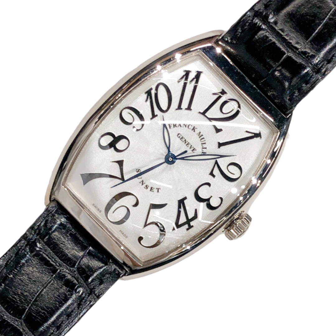 フランク・ミュラー FRANCK MULLER トノウカーベックス サンセット 6850 SC SUNSET K18ホワイトゴールド メンズ 腕時計