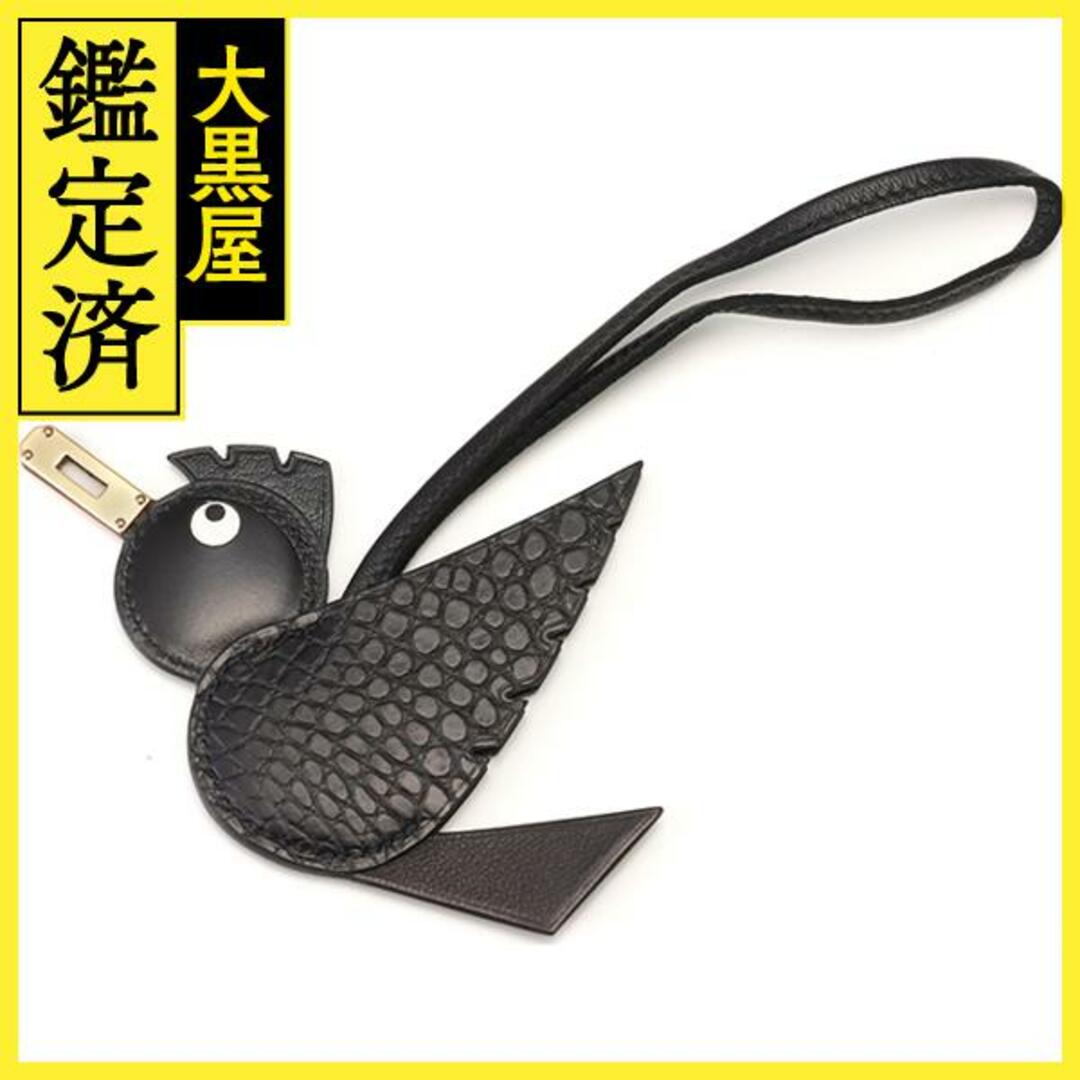HERMES - エルメス バーディ・タッチ ソーブラック アリゲーター
