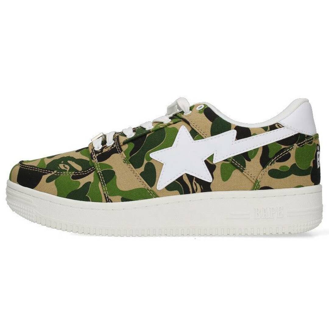 アベイシングエイプ  1G30191001  BAPE STA LOW ABC CAMO 20TH ANNIVERSARY カモ柄ローカットスニーカー メンズ 28cm