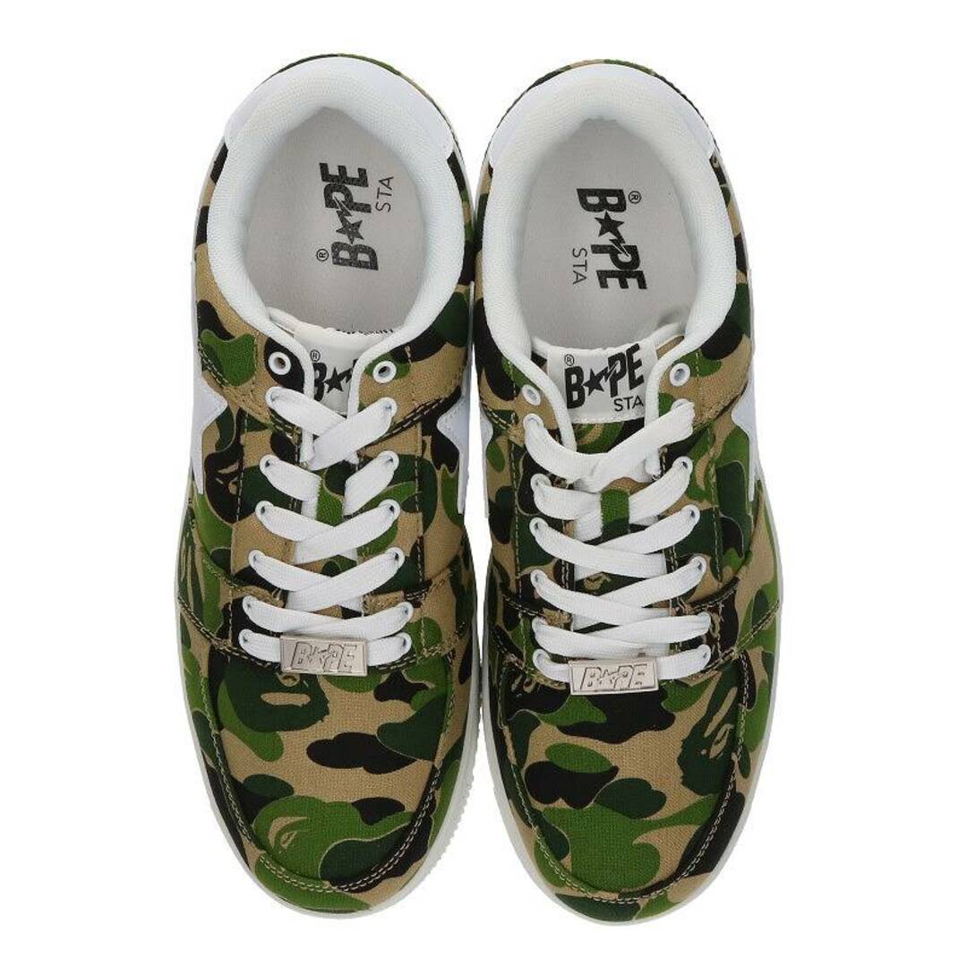 アベイシングエイプ  1G30191001  BAPE STA LOW ABC CAMO 20TH ANNIVERSARY カモ柄ローカットスニーカー メンズ 28cm