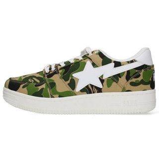 アベイシングエイプ 1G30191001 BAPE STA LOW ABC CAMO 20TH ANNIVERSARY カモ柄ローカットスニーカー  メンズ 28cm