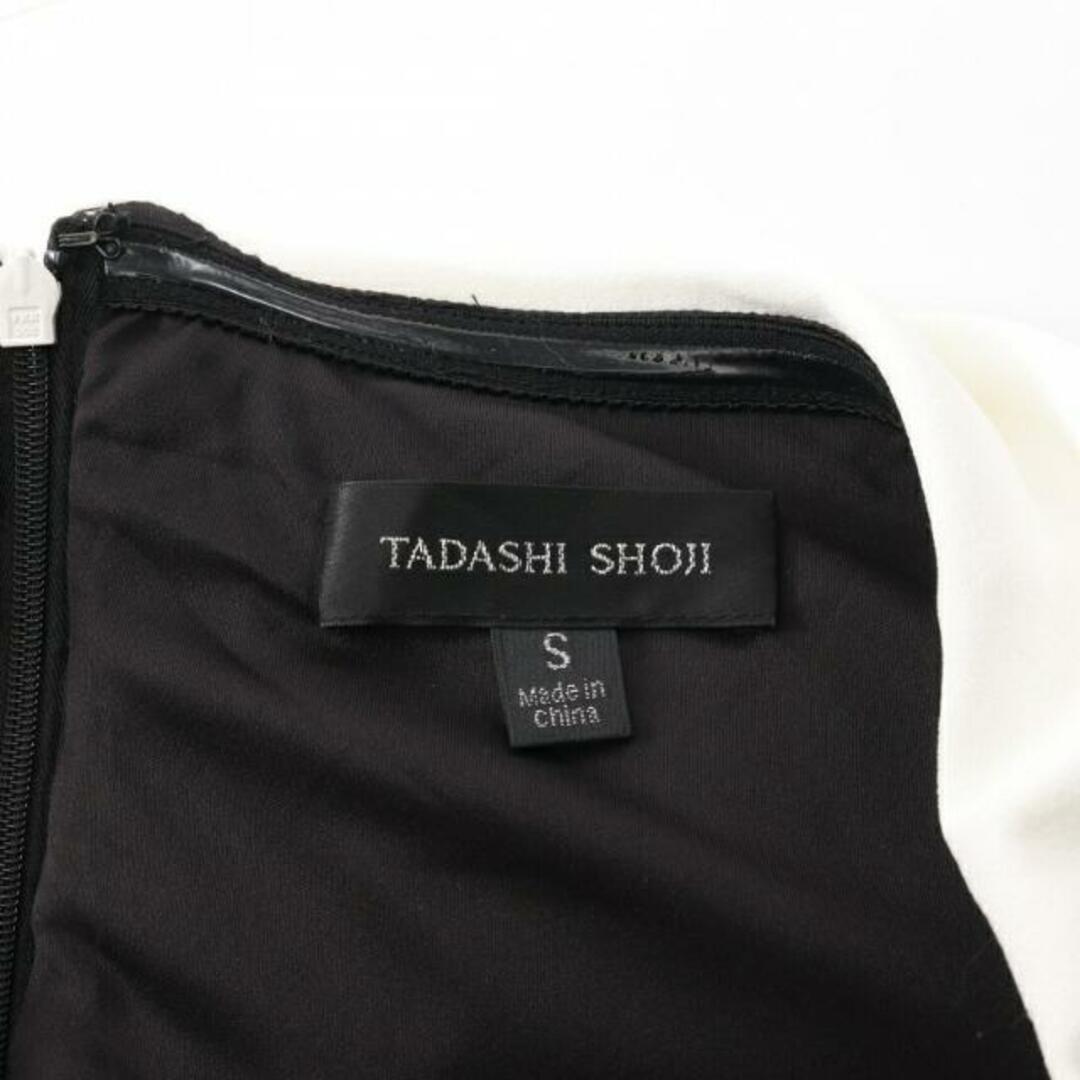 TADASHI SHOJI(タダシショウジ)のロング ドレスワンピース ブラック ホワイト レディースのワンピース(ロングワンピース/マキシワンピース)の商品写真