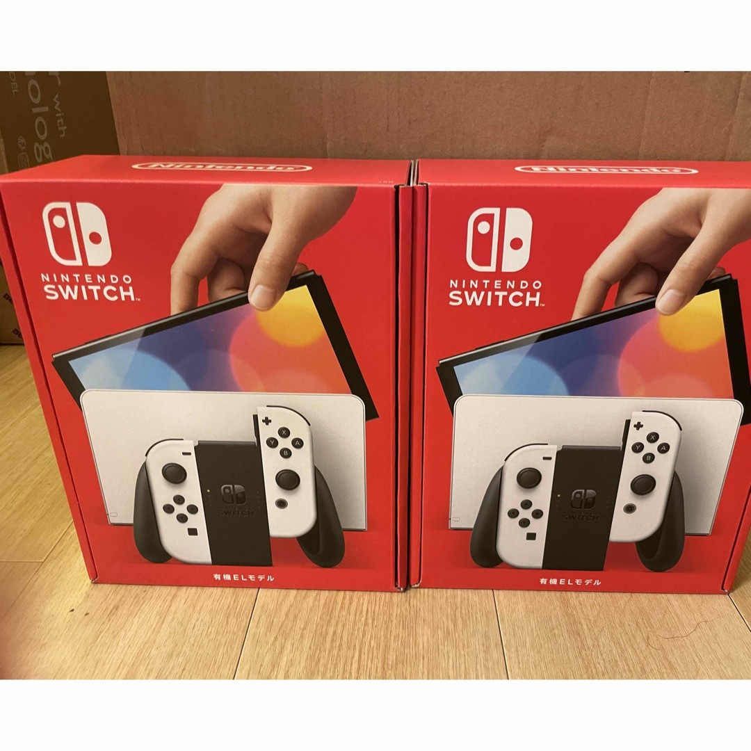 新品未開封2台◆Nintendo Switch 本体 有機ELモデル ホワイト