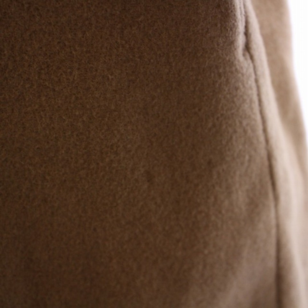 franche lippee(フランシュリッペ)のフランシュリッペ ノーカラーコート ロング リボン ウール ナイロン M 茶 レディースのジャケット/アウター(その他)の商品写真