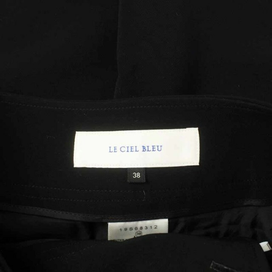 LE CIEL BLEU(ルシェルブルー)のルシェルブルー LE CIEL BLEU テーパードパンツ 38 M 黒 レディースのパンツ(その他)の商品写真