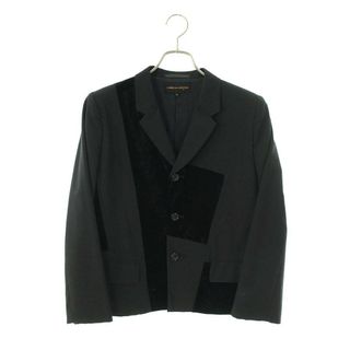 コムデギャルソン(COMME des GARCONS)のコムデギャルソン  GJ-05058M AD1991ベロア切替テーラードジャケット レディース M(テーラードジャケット)