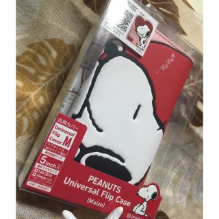 スヌーピー(SNOOPY)の新品＊スヌーピ フリップカバー(iPhoneケース)