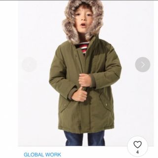 GLOBAL WORK - GLOBAL WORK 120センチ モッズコート