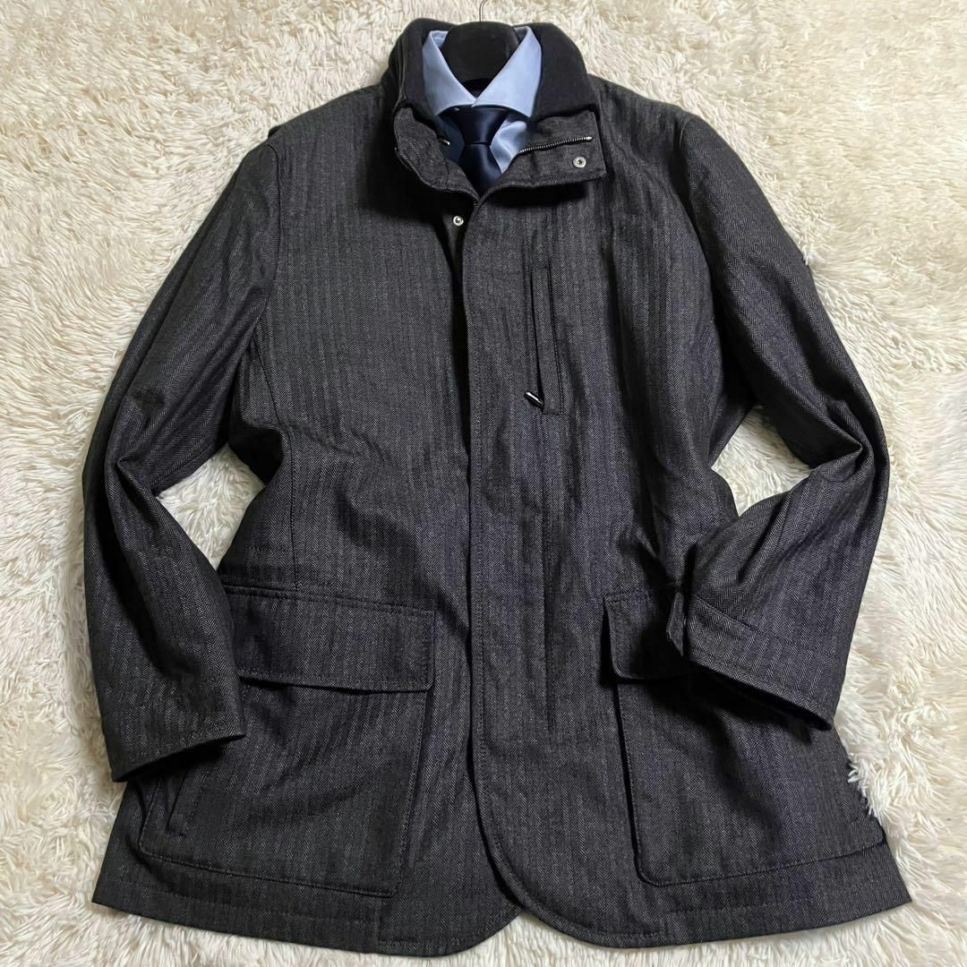 Ermenegildo Zegna - 【最高級】Ermenegildo Zegna カシミヤシルク混