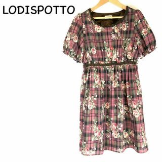 ロディスポット(LODISPOTTO)のLODISPOTTOロディスポット　花柄ワンピース(ミニワンピース)