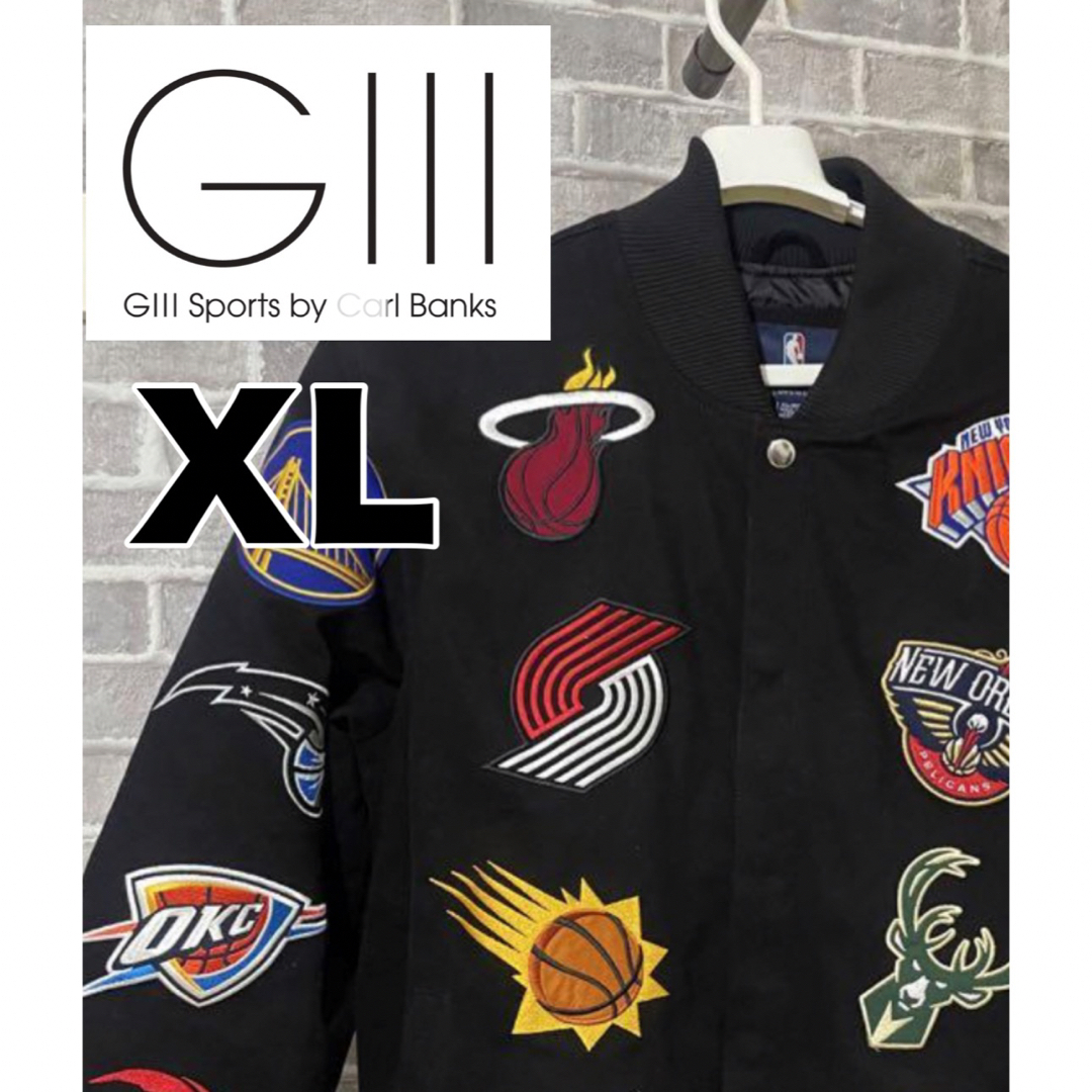 GIII APPAREL NBA ジャケット　スタジャン　XL 未使用品