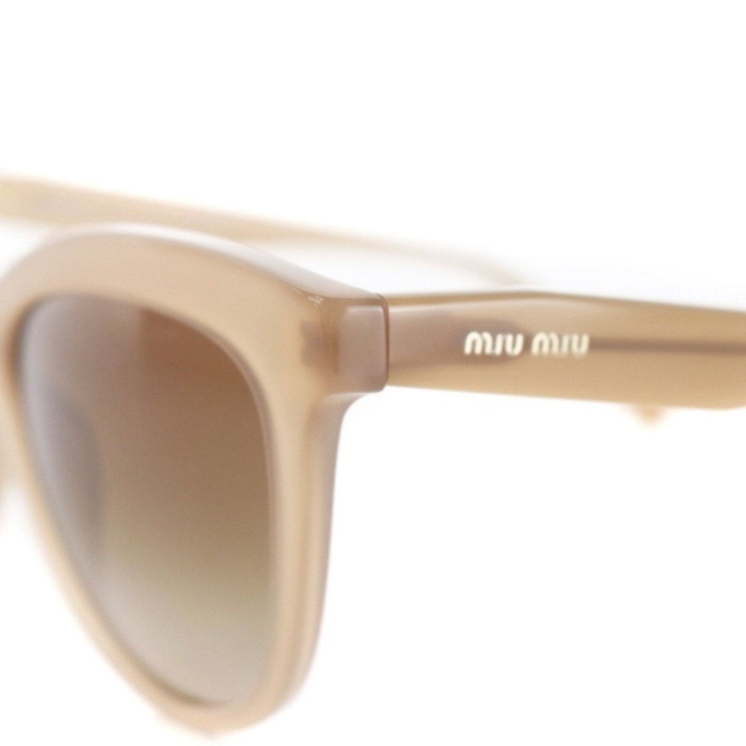 miumiu - ミュウミュウ miumiu サングラス ロゴ 54□19 茶 ブラウンの