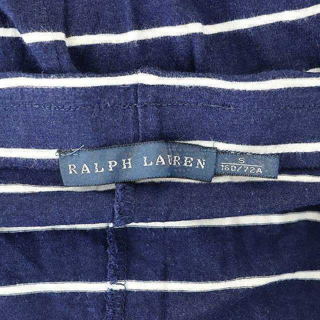 Ralph Lauren(ラルフローレン)のラルフローレン ボーダーロングスカート マキシ フレア 紺 ネイビー ■OS レディースのスカート(ロングスカート)の商品写真